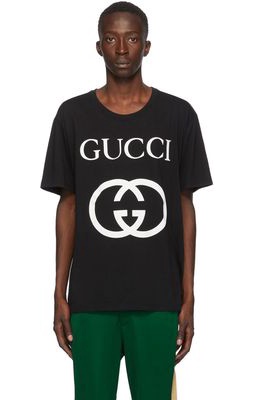 Gucci Black Interlocking G T-Shirt