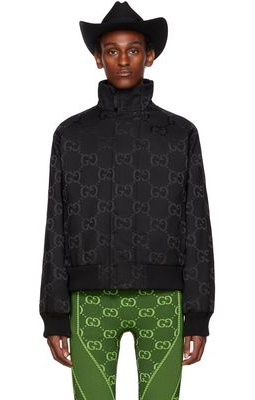Gucci Black Jumbo GG Jacket