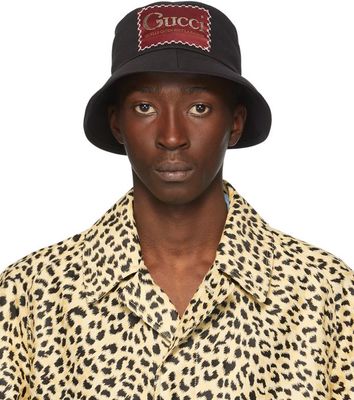 Gucci Black 'Whatever The Season' Bucket Hat