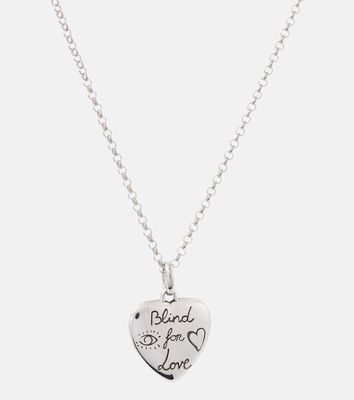 Gucci Blind for Love sterling silver necklace