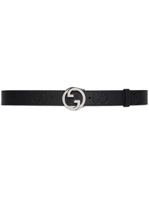 Gucci Blondie leather belt - Black