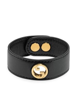 Gucci Blondie leather bracelet - Black