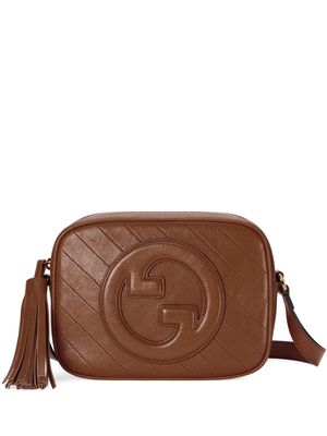 Gucci Blondie leather crossbody bag - Brown