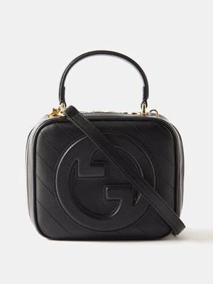Gucci - Blondie Leather Handbag - Womens - Black