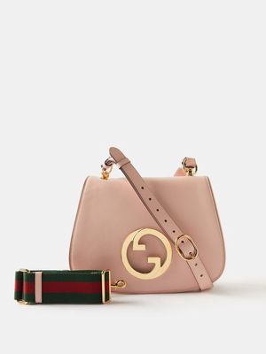 Gucci - Blondie Medium Leather Cross-body Bag - Womens - Light Pink