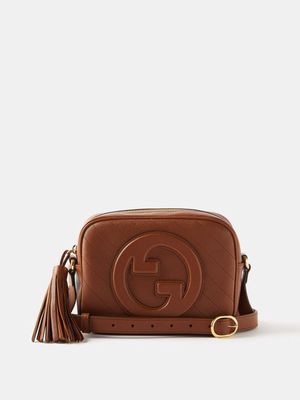 Gucci - Blondie Small Leather Cross-body Bag - Womens - Tan
