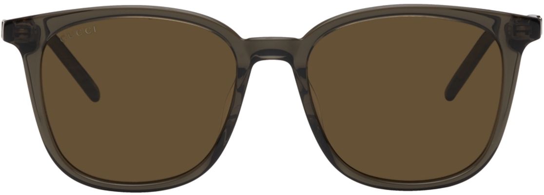 Gucci Brown Round Sunglasses