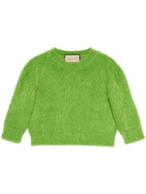 Gucci brushed wool jumper - Green