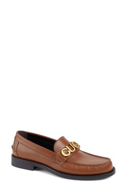 Gucci Cara Logo Loafer in Brown Papaya