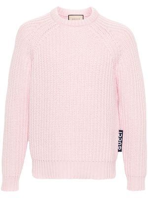 Gucci chunky-knit wool jumper - Pink