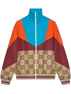 Gucci colour-block track jacket - Neutrals