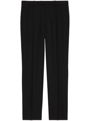 Gucci cotton blend tailored trousers - Black