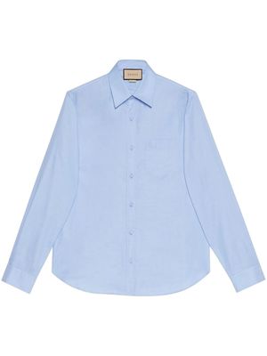 Gucci cotton button-up shirt - Blue