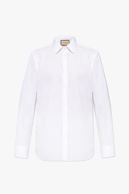 Gucci Cotton Shirt With Logo