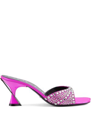 Gucci crystal-embellished sandals - Pink