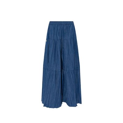 Gucci Denim Pleated Trousers