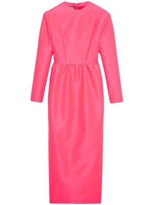 Gucci detachable-collar midi dress - Pink
