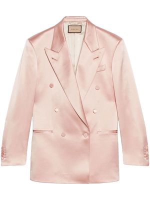 Gucci double-breasted blazer - Pink