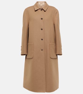 Gucci Double-faced wool and silk coat