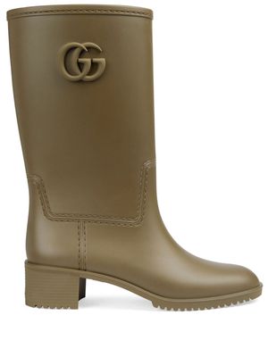 Gucci Double G boots - Green