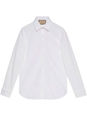 Gucci Double G cotton shirt - White