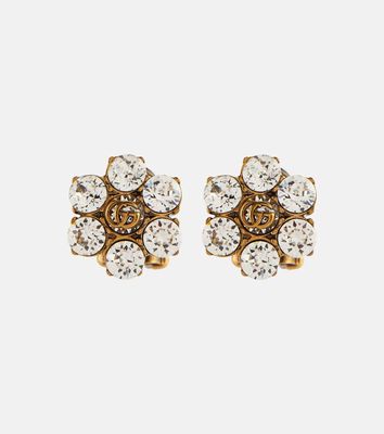 Gucci Double G embellished clip-on earrings