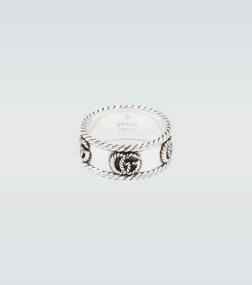 Gucci Double G sterling silver ring