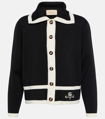 Gucci Double G wool piqué jacket