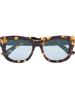 Gucci Eyewear branded square-frame sunglasses - Neutrals