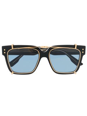 Gucci Eyewear clip-on square-frame sunglasses - Black