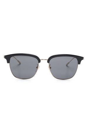 Gucci Eyewear Clubmaster-frame tinted sunglasses - Black
