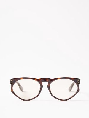 Gucci Eyewear - D-frame Tortoiseshell-acetate Glasses - Mens - Brown Yellow