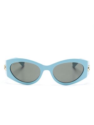 Gucci Eyewear Double G cat-eye sunglasses - Blue