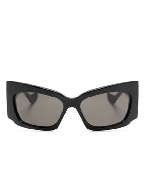 Gucci Eyewear geometric-frame tinted sunglasses - Black