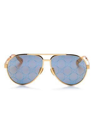 Gucci Eyewear GG pilot-frame sunglasses - Gold