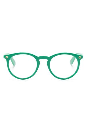 Gucci Eyewear GG round-frame glasses - Green