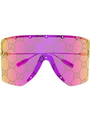 Gucci Eyewear GG1244S mask-frame sunglasses - Pink
