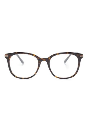 Gucci Eyewear GG1453ok square glasses - Brown