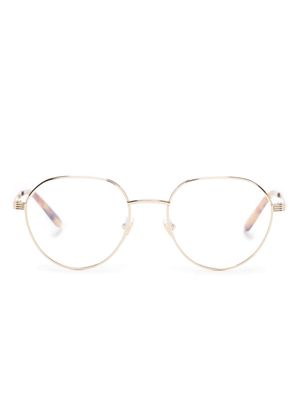 Gucci Eyewear GG1458O metal-frame glasses - Gold