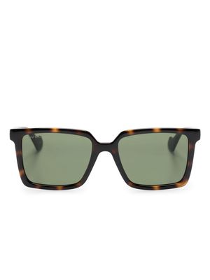Gucci Eyewear GG1540S square-frame glasses - Brown