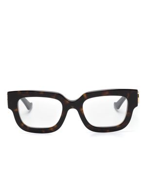 Gucci Eyewear GG1548O square-frame glasses - Brown