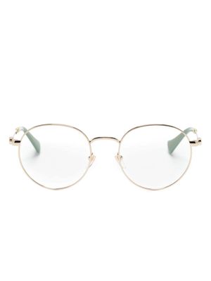 Gucci Eyewear GG1594O round-frame glasses - Gold