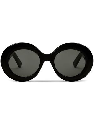Gucci Eyewear Interlocking G logo Jackie O-frame sunglasses - Black