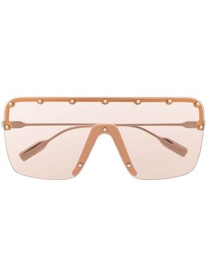 Gucci Eyewear Mask-frame sunglasses - Silver