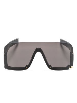 Gucci Eyewear oversized shield-frame sunglasses - Black