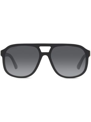 Gucci Eyewear pilot-frame tinted lenses sunglasses - Black