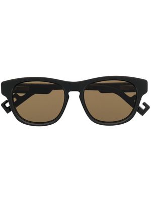 Gucci Eyewear rectangle tinted sunglasses - Black