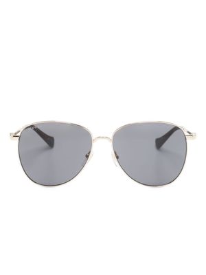 Gucci Eyewear round-frame tinted sunglasses - Brown