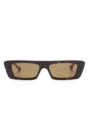 Gucci Eyewear square-frame colour-block sunglasses - Black