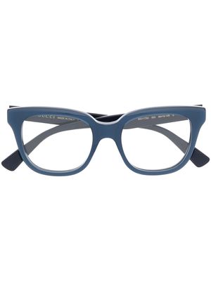 Gucci Eyewear square-frame optical glasses - Blue